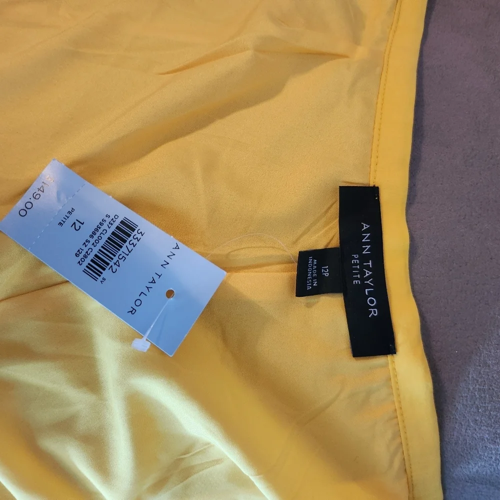 Ann Taylor wrapped skirt size 12P NEW